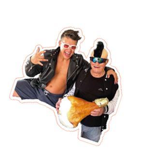 Sticker Federino e Nonno Faustino | @carlettolife